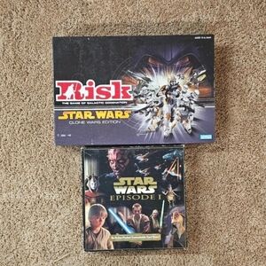 Star Wars Risk Clone Wars Edition + Free Star Wars Episode 1 Card Game